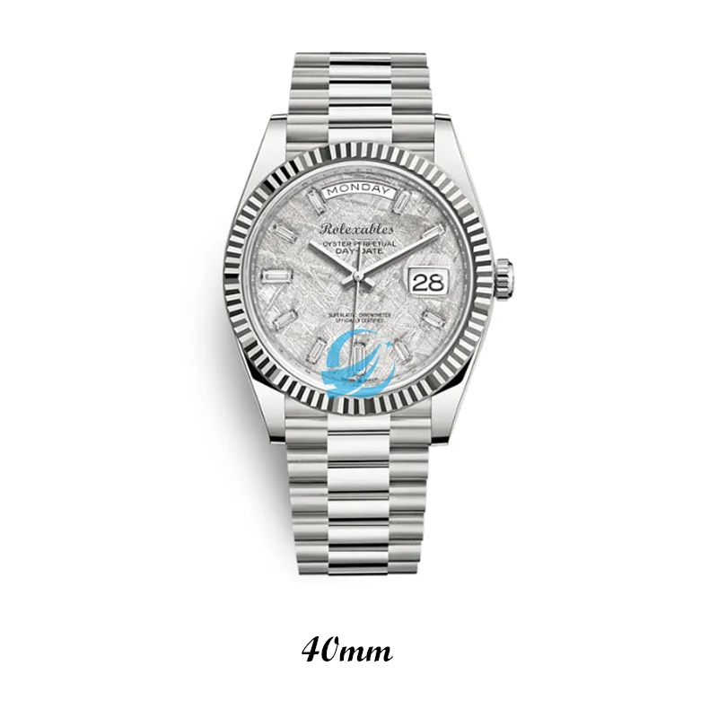 

3A Quality Luxury Logo Man Watches 40mm Automatic 904L Stainless Steel Custom Mechanical Man Watch