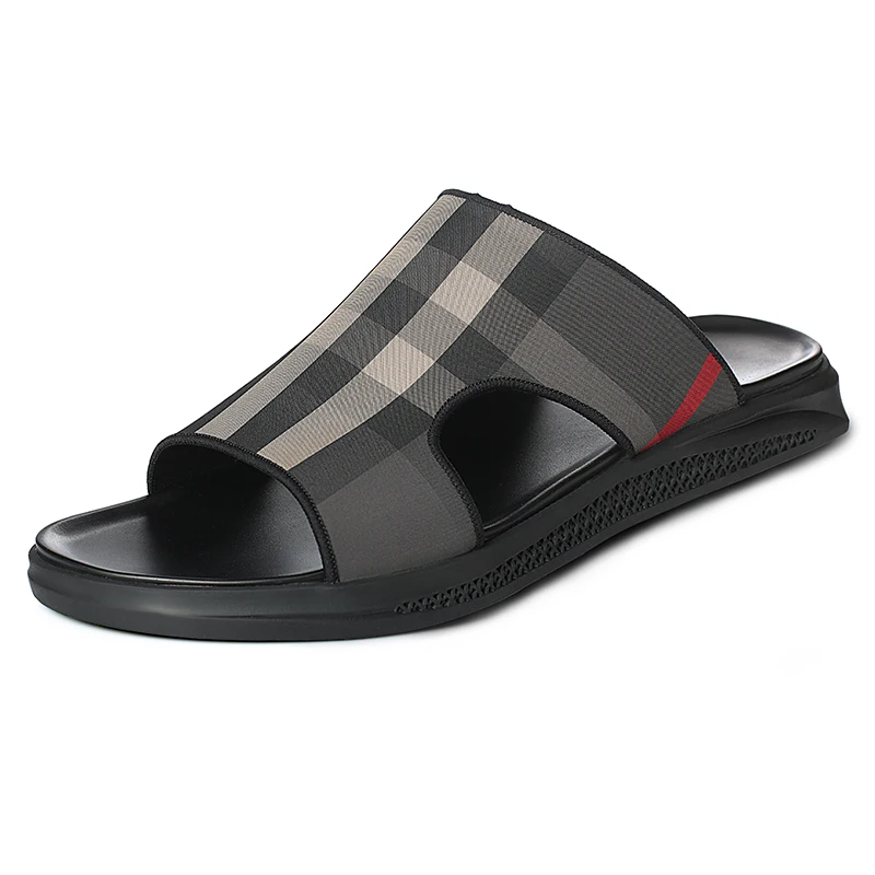 

2019 men slippers sandals for women new models rubber slippers for men, Black or customized