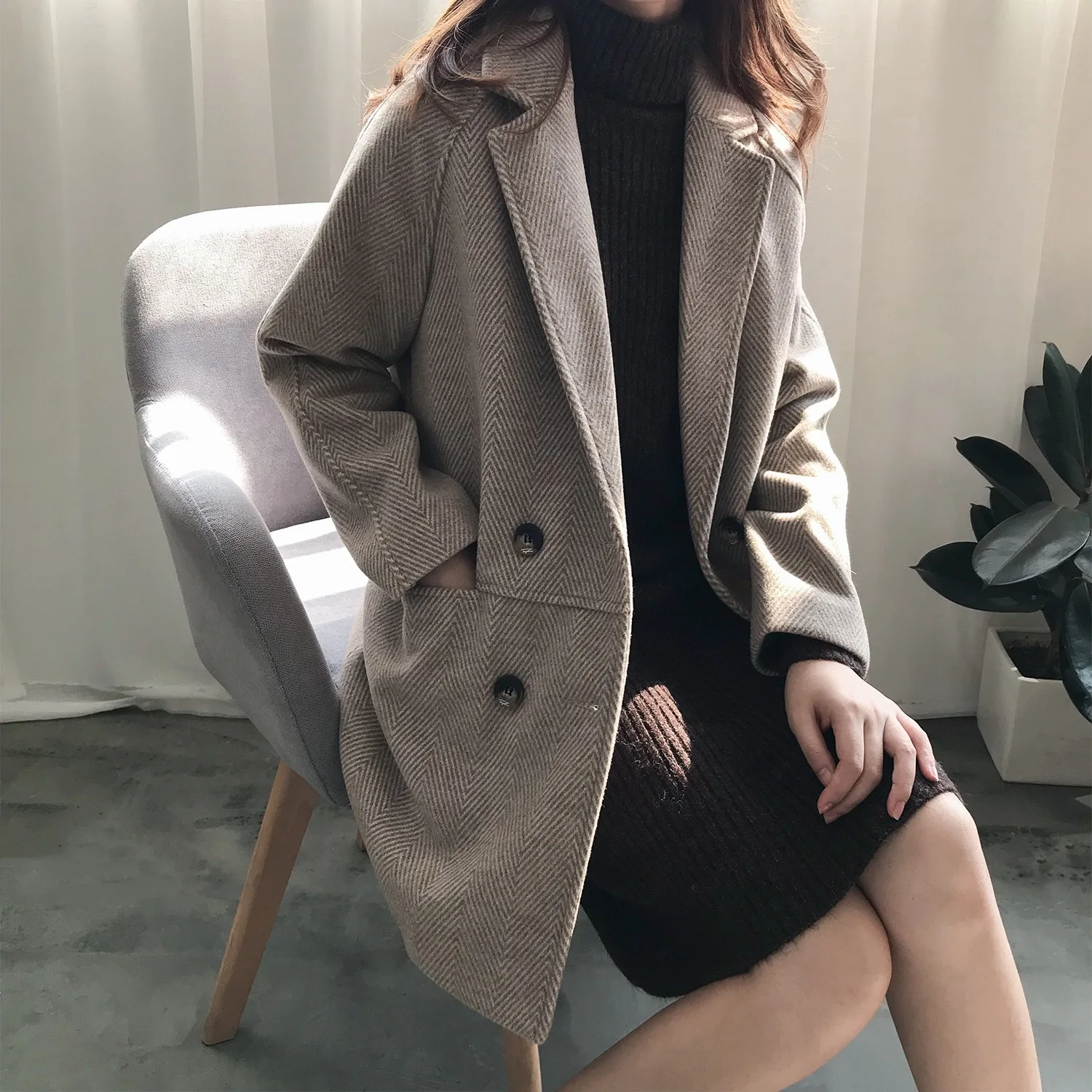 woolen blazer for women