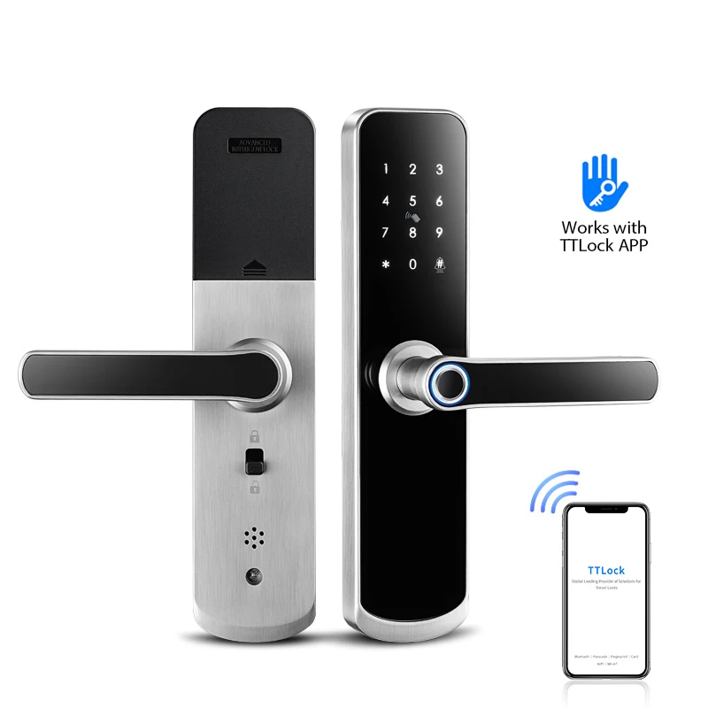 

YOUHE A260 Tuya TTlock Hotel Security Smart Door Lock WIFI Biometric fingerprint door lock for home