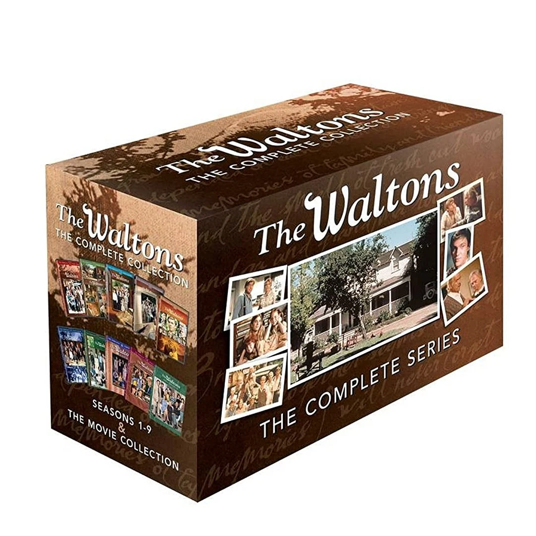 

Waltons: Complete Collection DVD Box Set (Seasons 1-9 and Movie Collection) free air and sea shipping Waltons 45 discs