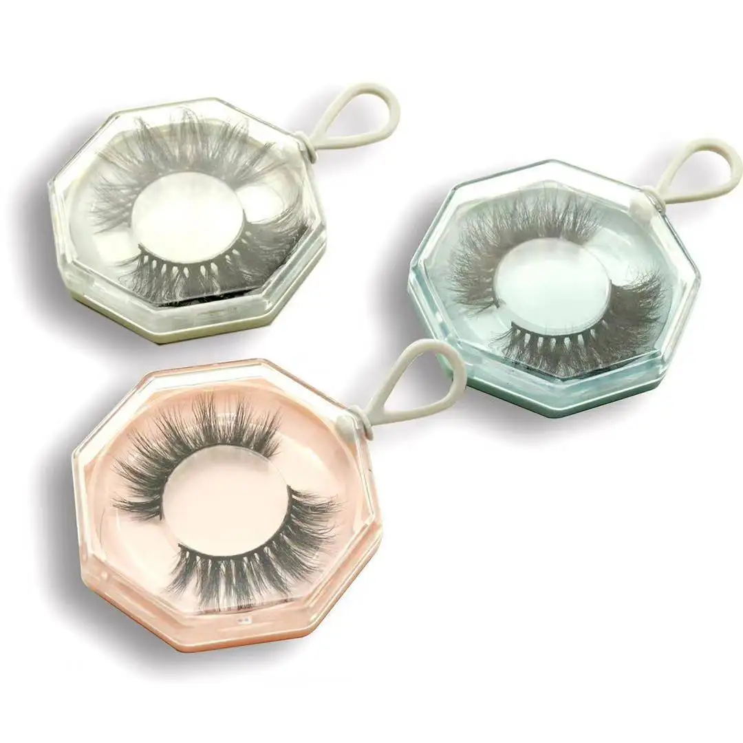 

Wholesale Cheap Luxury Mink private label mink lashes super fluffy 25mm mink eyelashe, Black color