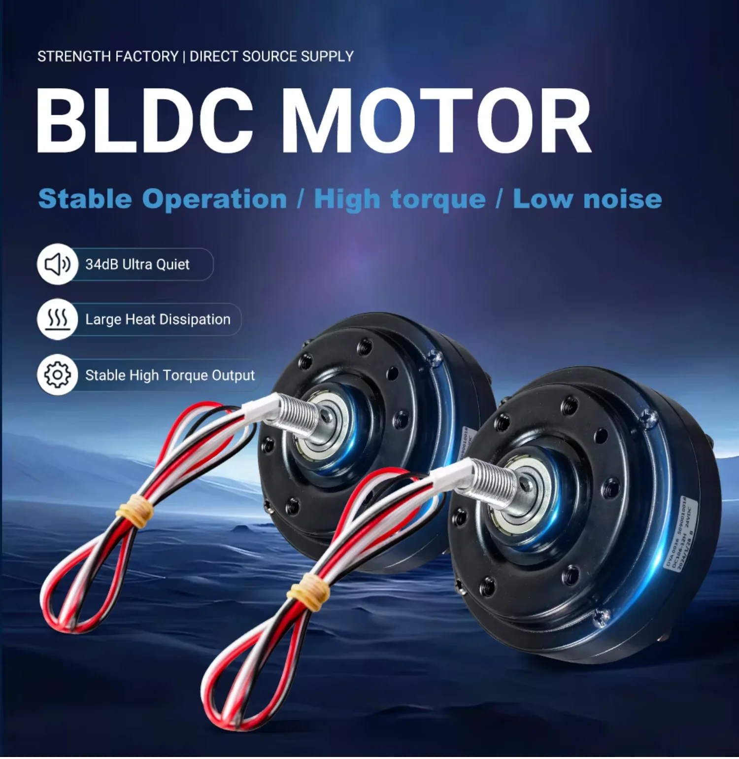 Ceiling Fan, 3-Phase, Brushless, 12V, 24VBLDC - detail 2