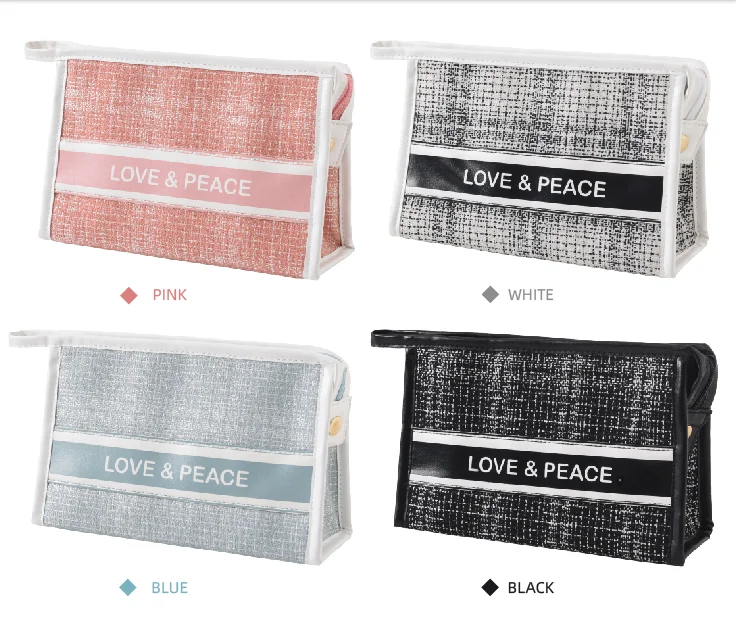 

newest Suede Velvet Custom Pouch Luxury Beauty Makeup Bag Zipper Closure Travel Professional Cosmetic Bag with Embroi, Pink, blue,black,white