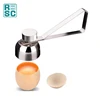 Stainless Steel Egg Topper Opener Egg Shell Cutter Kitchen Remover Tool for Raw/Soft Hard Boiled Egg
