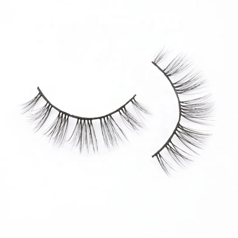 

Wholesale New 3D synthetic lashes faux mink eyelashes styles vendor 20mm cruelty free with logo