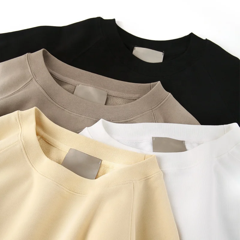 Plain Heavyweight Drop Shoulder Sweatshirt