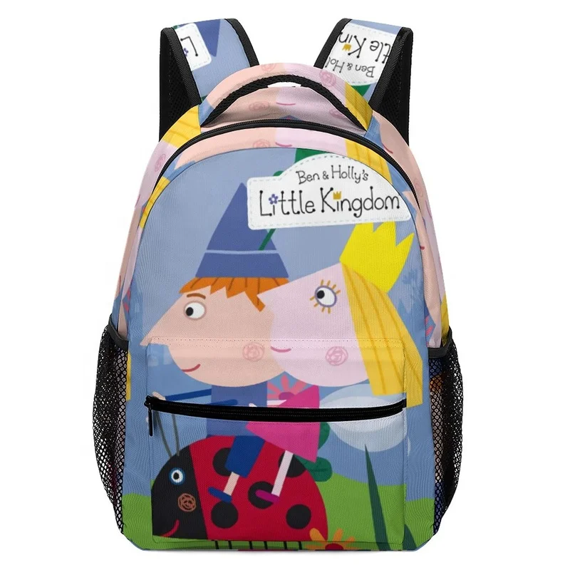 

Low MOQ Custom Design Print Kids Children School Bag Full Printed Cute Cartoon Pattern Book Bags Teenagers Laptop Backpack