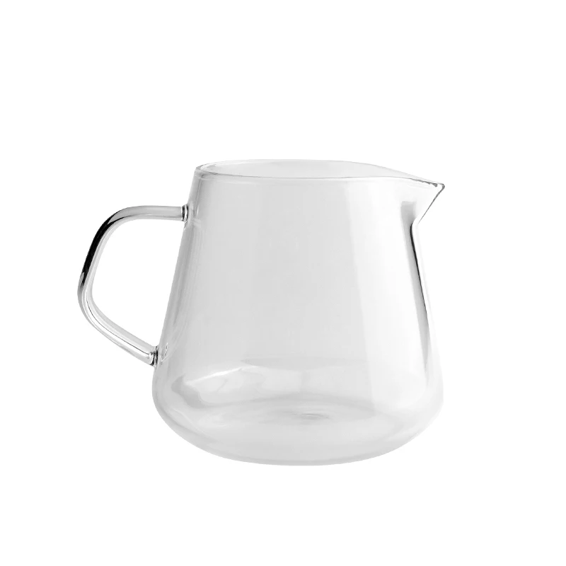 

600Ml Glass Coffee Sharing Pot Classic Series Pour-Over V60 Coffee Sever Drip Coffee Pot, Clear