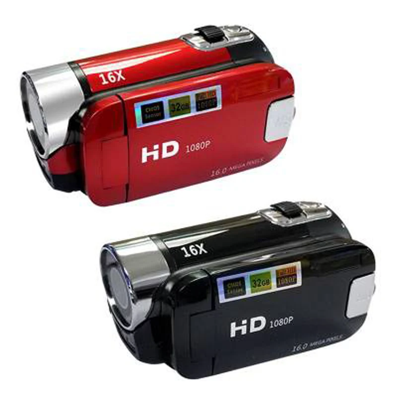 

2020 hot D100 DV Camera Digital Video Camera 16 million gift DV digital camcorder neutral OEM factory wholesale video webcam, Black,red