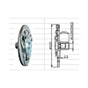 Auto AC Compressor Clutch plate FOR ZEXEL