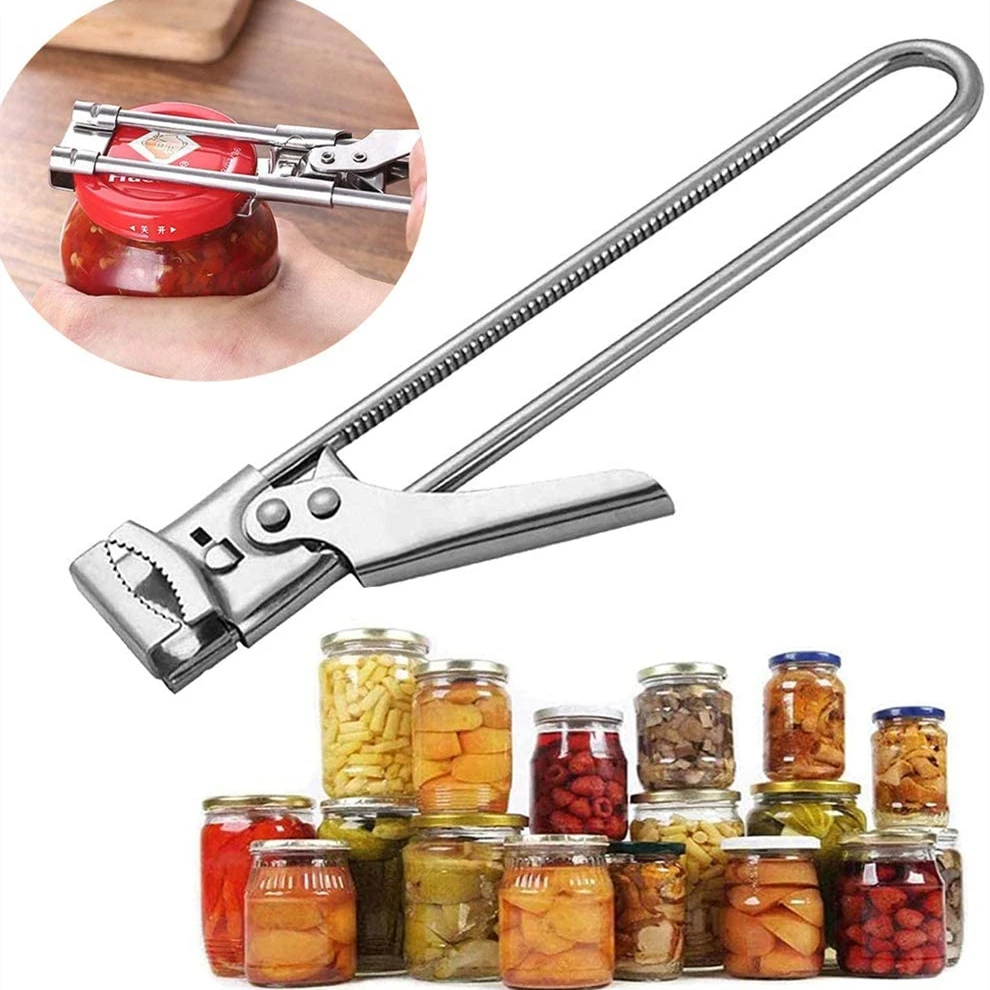 

New 430 Stainless Steel Master Opener Adjustable Jar Can Bottle Manual Opener Kitchen Accessories