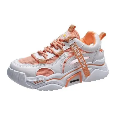 

Wholesale Fashion Sneakers Breathable Green Platform Sneakers Shoes Woman, As shown in figure