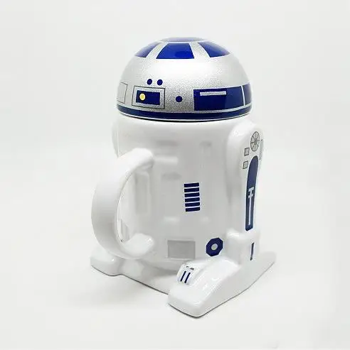 

Wholesale Creative Star 3D Wars Ceramic Cup Coffee Mug Office Mike Tea Robot Shaped Ceramic Mug, As picture