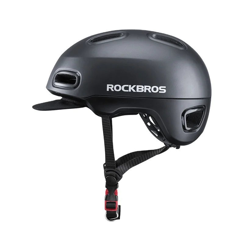 

ROCKBROS Bike Helmet Breathable EPS Integrally-molded Bicycle Unisex Shockproof Helmet Adjustable Hat Cycling Equipment