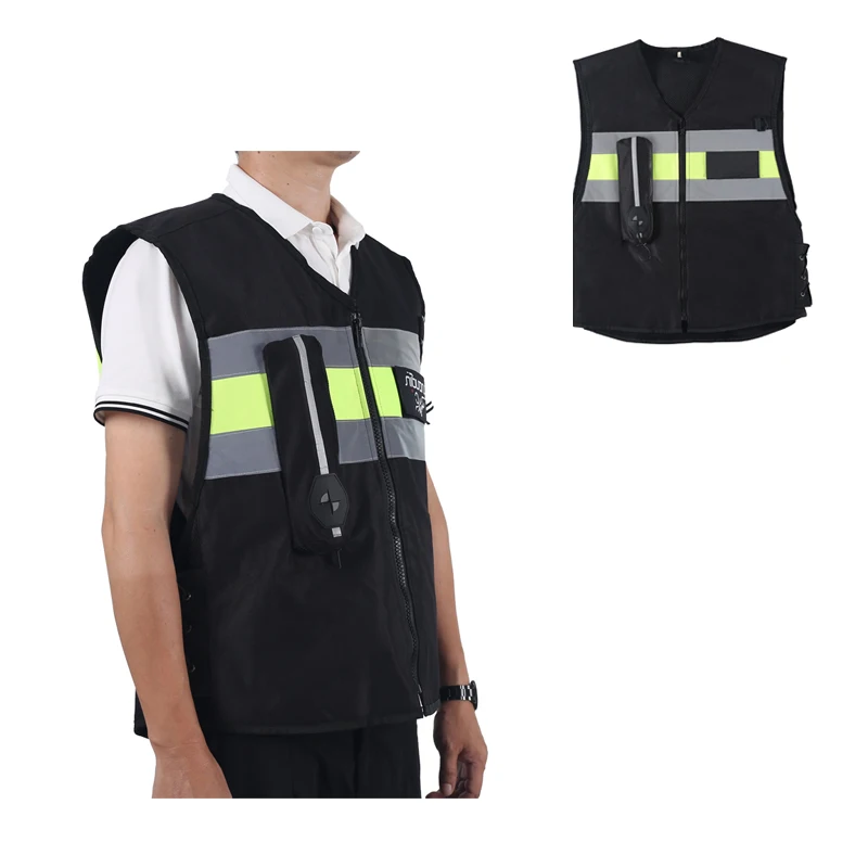 

Zip Vest Air Bag Turtle Under 0.2 Second Inflatable Scooter Motorcycle Airbag Jackets, Green,black