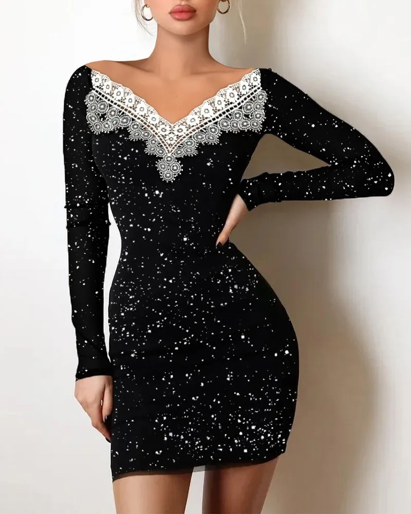 

Low Price Sell Women Office Party Dress All Black Lace Formal Dresses, 10designs