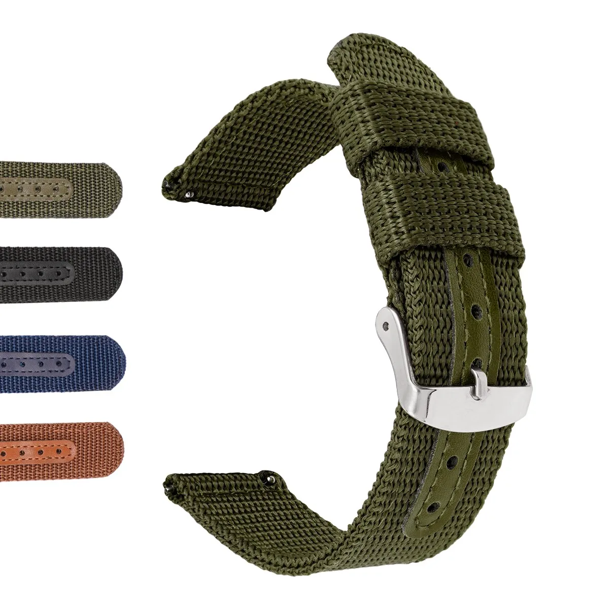 

Classic Ballistic Nylon Watch Strap 18mm 20mm 22mm 24mm Watch Band Replacement Watch Straps