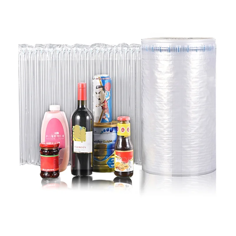 

Hongdali Wholesale Delivery packing material air cushion buffer bubble film air column wrap roll