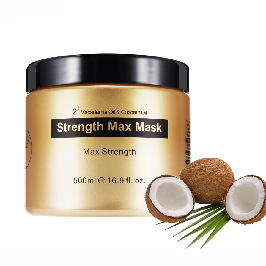 

Cosmetic Natural Hair Smoothing Collagen mask Coconut Oil Keratin Hair Treatment Mask