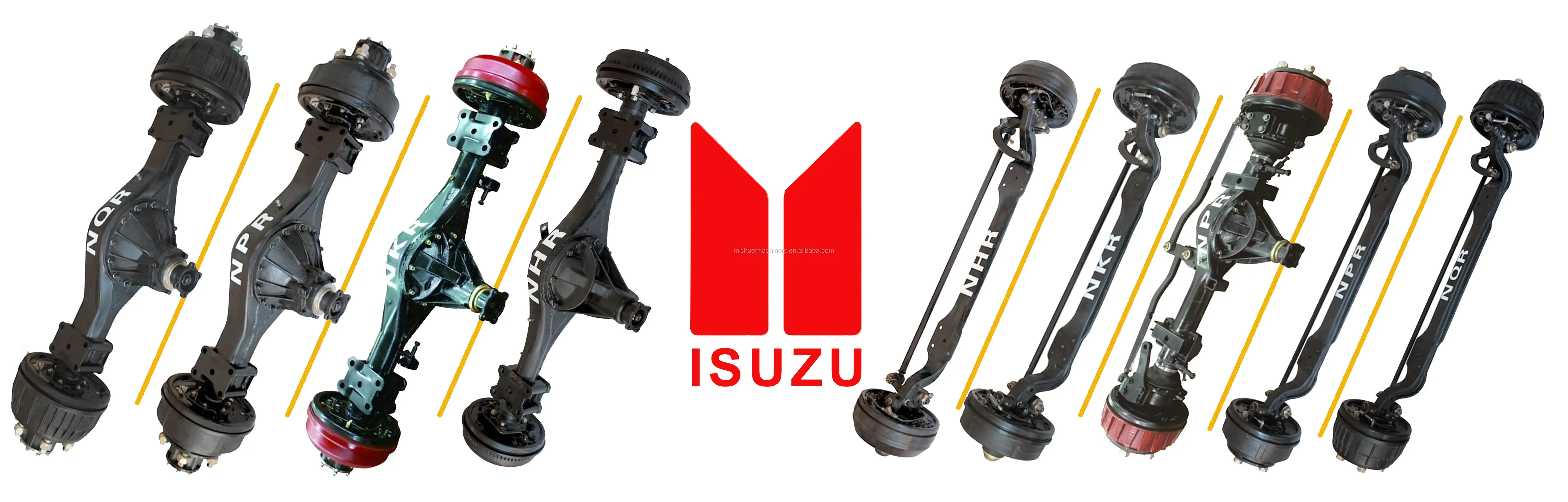 4X4/4wd ELF NPS 300 Light Truck Front Wheel Drive Axle for Isuzu with