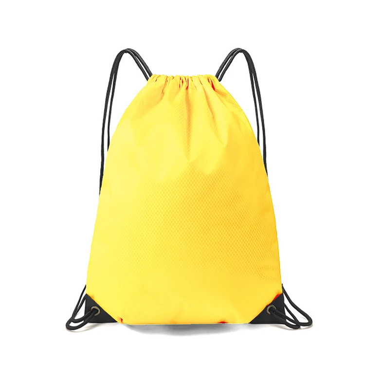 

China online shopping fashion kids small waterproof nylon polyester draw string backpack drawstring bag