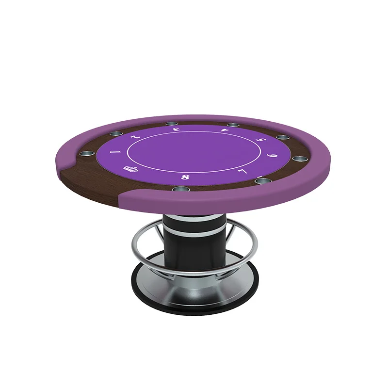 

YH 56inch New Design Customized Round Gamble Table Poker Table With Chips Tray