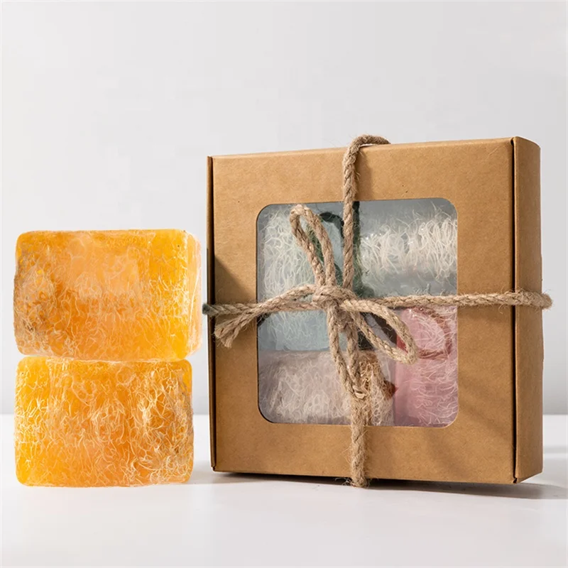 

Hot Deep Relax Bath Spa Essential Oil Crystal Loofah Soap With Mint Honey Coconut Rose Grapefruit Handmade Organic Natural Soaps