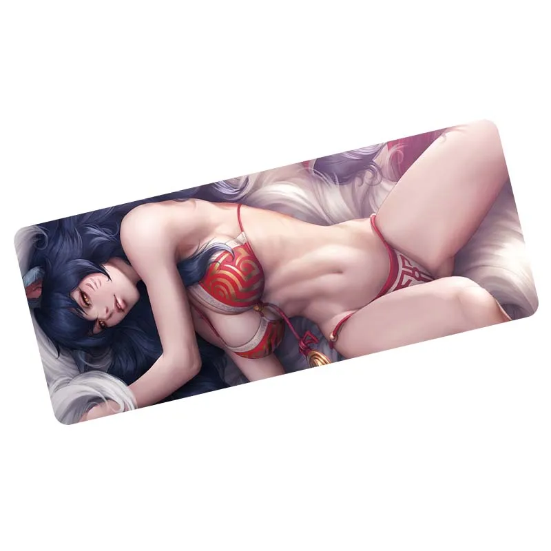 

Large Size HEATED With Wrist Rest Heat Transfer plastic Hot style mouse pad