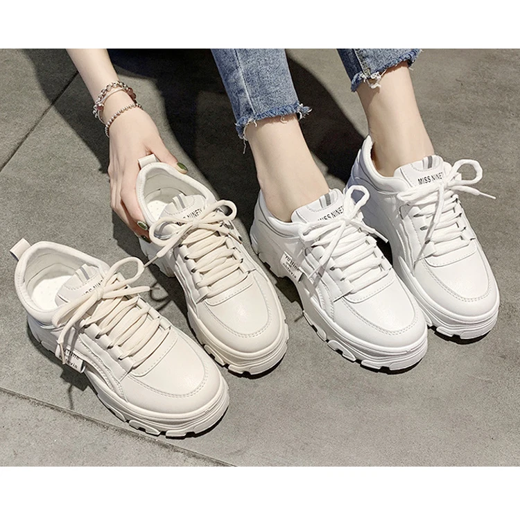 

Free Shipping Free Shipping OEM Shoe Custom Wholesale Fashion Women Couple Casual Sport Tennis Running White Shoes, Requirement