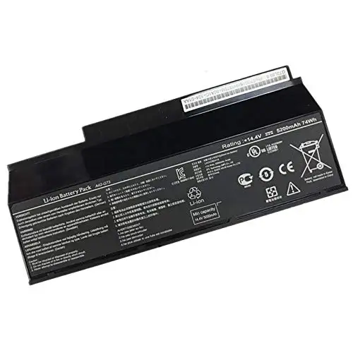 

huiyuan 14.4V 5200mAh OEM A42-G73 Laptop Battery Compatible with ASUS G53JW G53SW G53SX G73S G73JH VX7SX