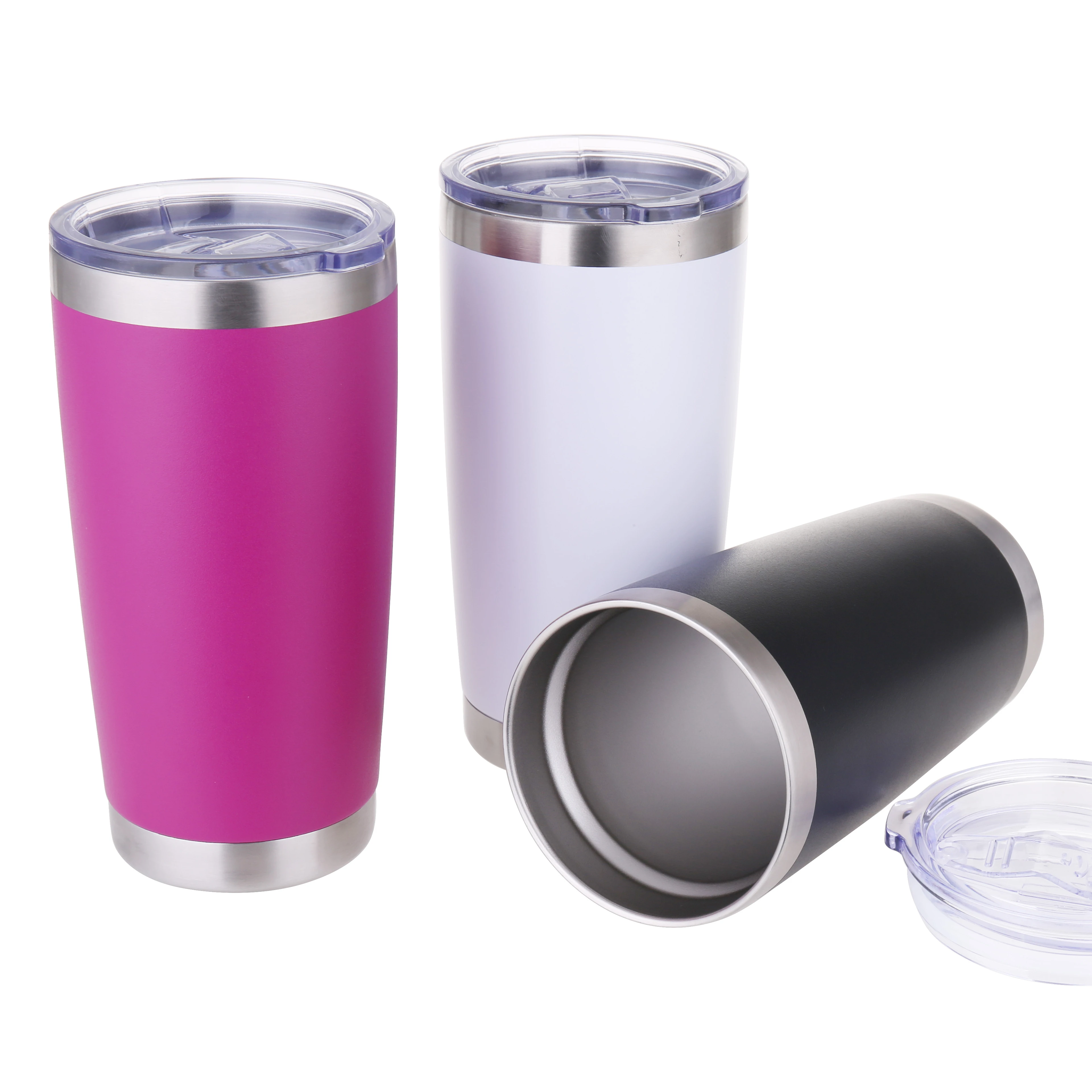 

Hot sell 20 oz Coffee Sublimation Mug Double Wall Vacuum Beer Mug Insulated Tumbler with Lid, Any color