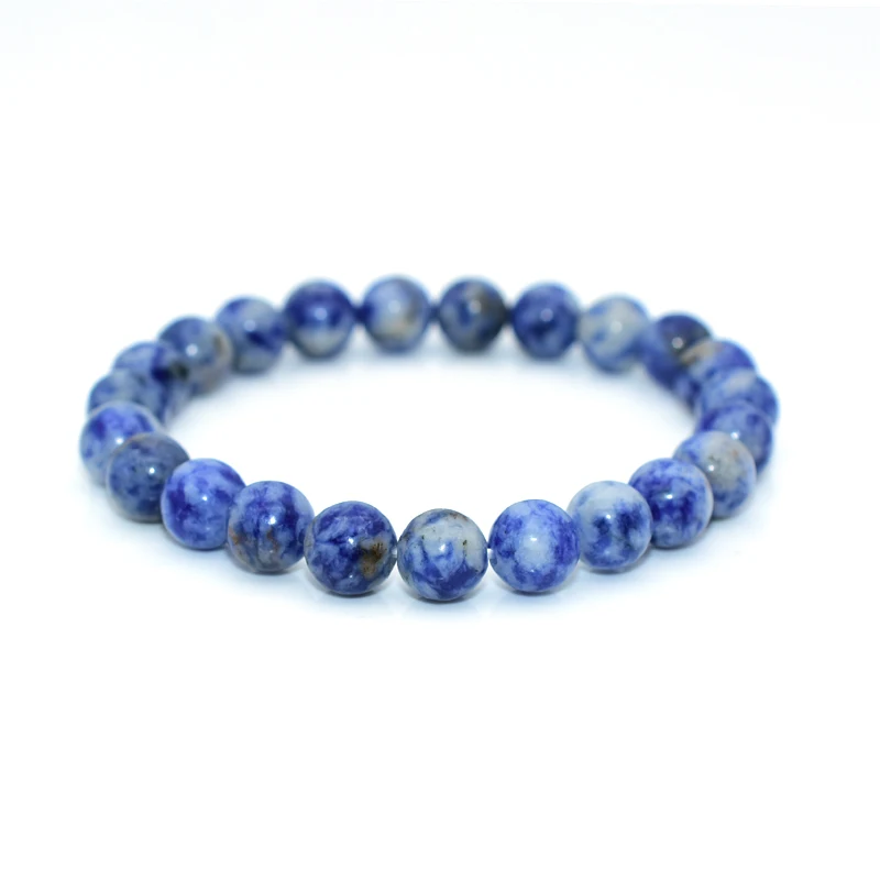 

Trade Insurance Natural Stone Beads High Grade 6/8/10MM Sodalite Bracelet