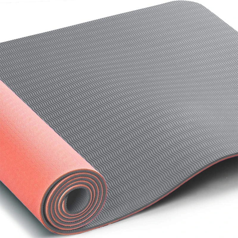 

1/3 Inch Extra Thick Yoga Mat Double-Sided Non Slip, Professional TPE Yoga Mats for Women Men kids, Blue,green,yellow,red,pink,black,gray ,etc