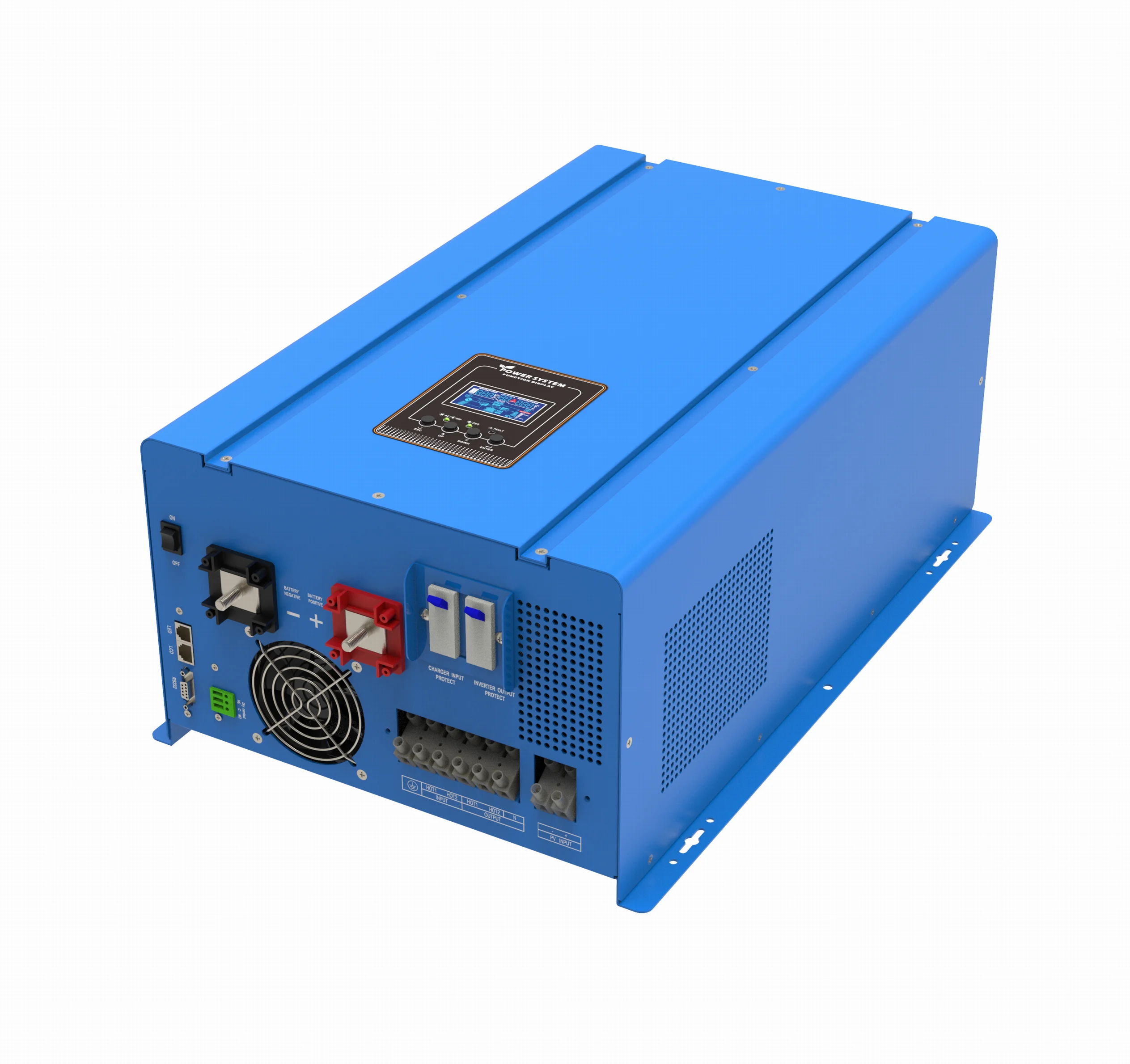 太陽能混合逆變器120 | 240vac分相24vdc 3000 w 3kw 3000瓦,帶80a