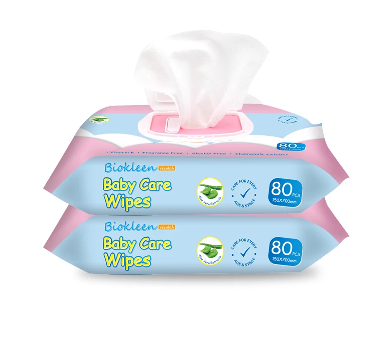 

Biokleen Custom logo Baby Cloth Wipes organic baby cloth wipes tender premium wipes for babies