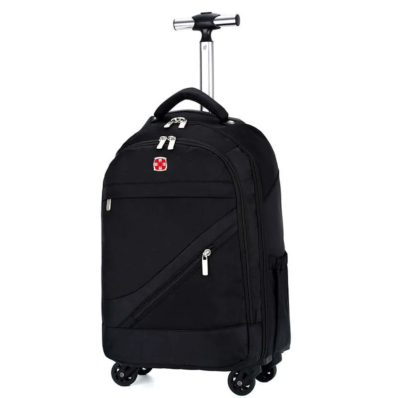 

Men women double-shoulder trolley backpacks lightweight waterproof large-capacity double-shoulder travel bags luggage