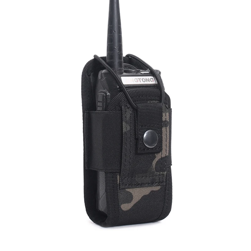 

Versatile Radio Holder Case Interphone Adjustable Storage Tools Pouch Multi-Functional Tactical Molle Radio Holster