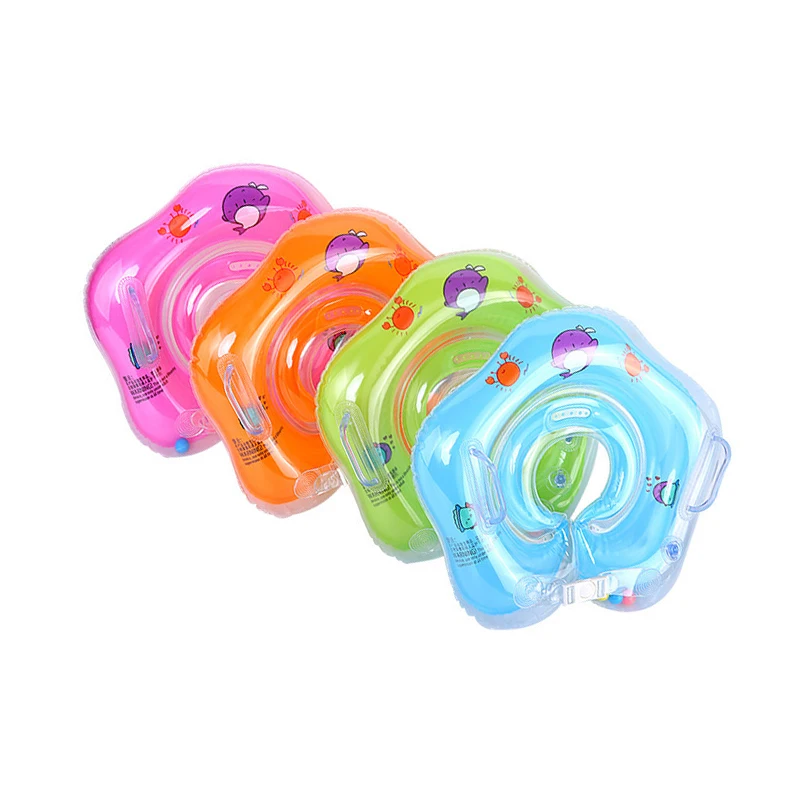 

Tube Safety Summer Baby Inflatable Swimming Pool Neck Water Floating Ring Infant Swim, 4 color