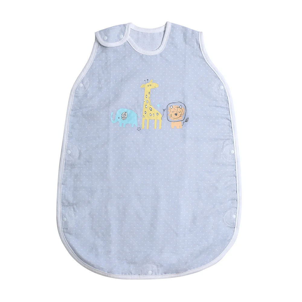 

Factory Manufacture Baby Sleeping Bag Set Muslin fabric cotton Breathable Soft Baby Sleep Sack