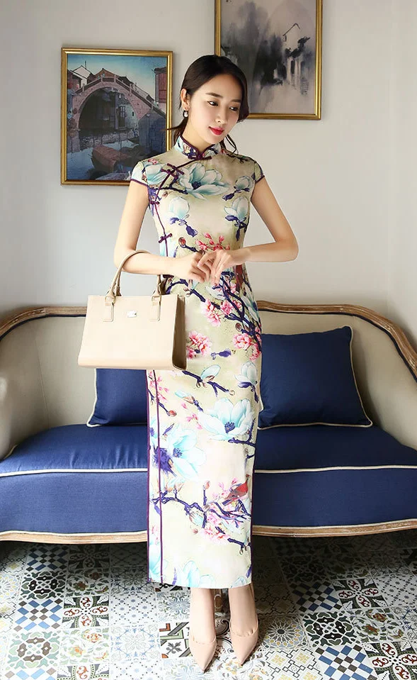 
Chinese qipao Traditional Clothing Costume Dress handmade qipao girls Traditional qipao Cheongsam classical old fashion 