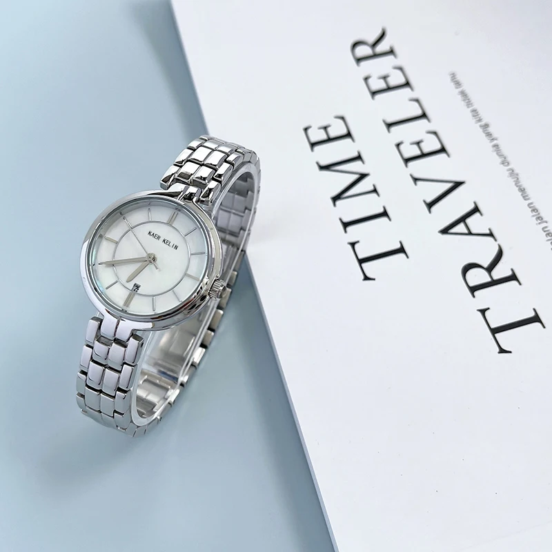 

Luxury Ladies Watch Quartz Women Waterproof Silver Steel Strap Women Wrist Watches Top Brand Bracelet Clocks Wristband Watches