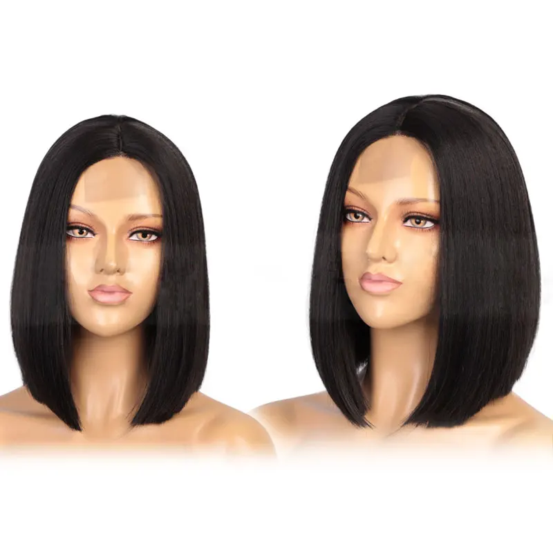 

European and American Women's Wigs Women's Short Bob Wigs Front Lace Wigs