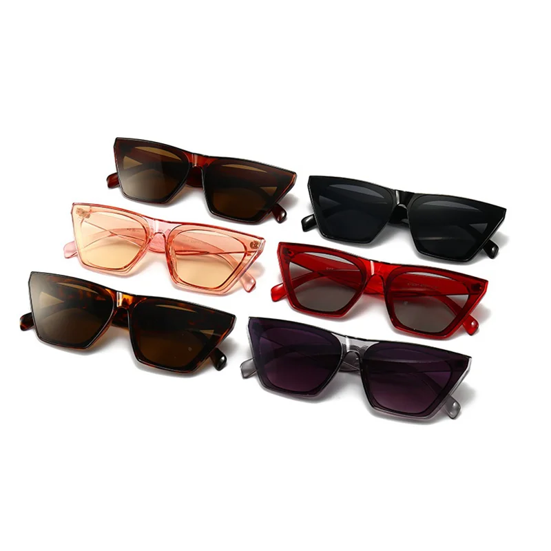 

Fancy vintage cat eye shades 2020 sunglasses White Black Frame Retro Square Cat Eye Glasses Sunglasses 2021