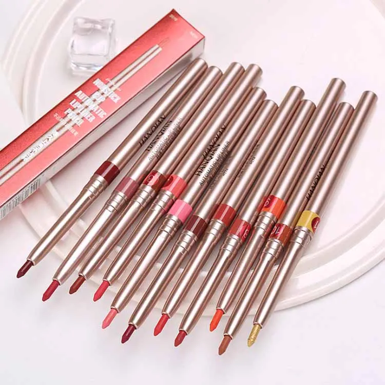 

HANQIAN Cosmetic Best Selling Waterproof Long Lasting 11 Colors Lip Liner Pencil