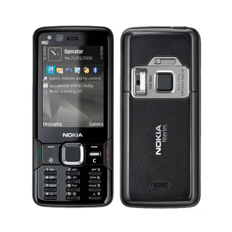 

For Nokia N82 Unlocled Cellphone GSM 3G network WIFI 5MP camera FM 2.4 inch Mobile Phones