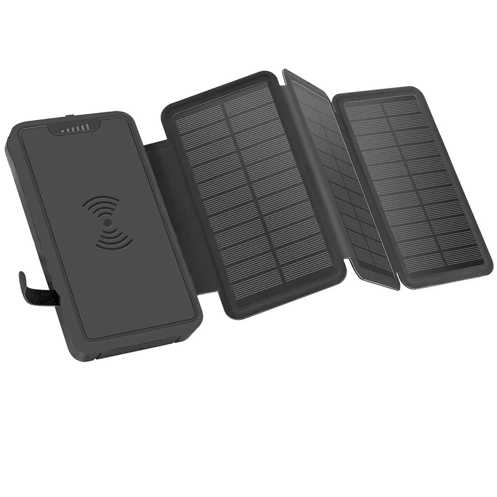 

Amazon Hot Selling Outdoor Solar Power Bank Portable Wireless Charger 20000mah Power Bank For Camping