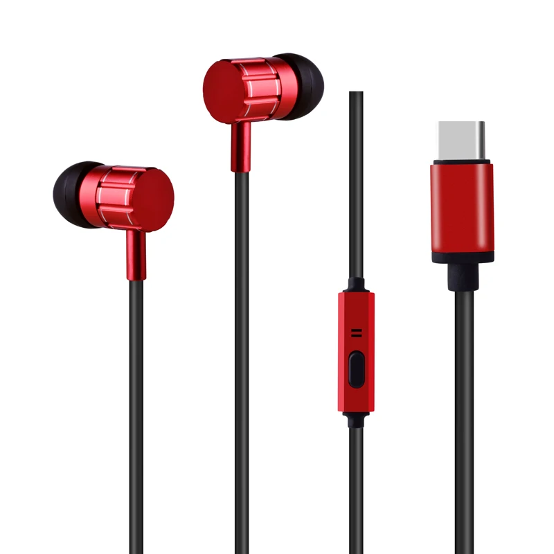 

Wholesale Wired Hand Free Handsfree - Type c Earbud Ear Phone Sport Mobile Earphone Manufacturers