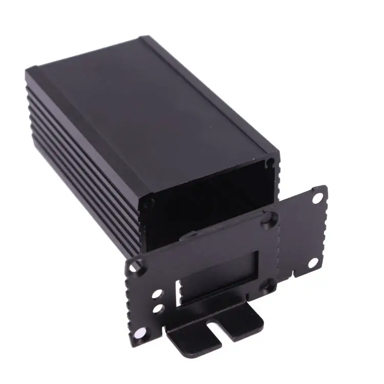 Customized 46x30x80 mm Aluminum Profile Box Aluminum Shell Power Supply Instrument with CNC Machining for Custom Instrumentation
