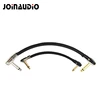 Joinaudio 6inch 6.35mm Gold Guitar Instrument Patch cable Pancake Patch Cable Kit